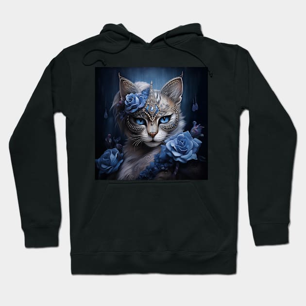 Royal Bengal Cat Hoodie by Enchanted Reverie